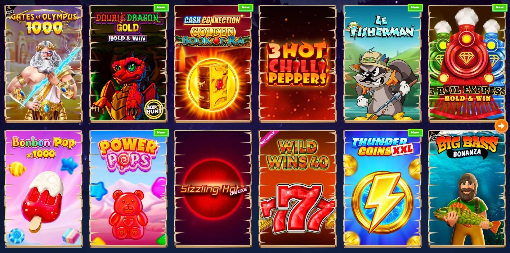 Wazamba casino hry